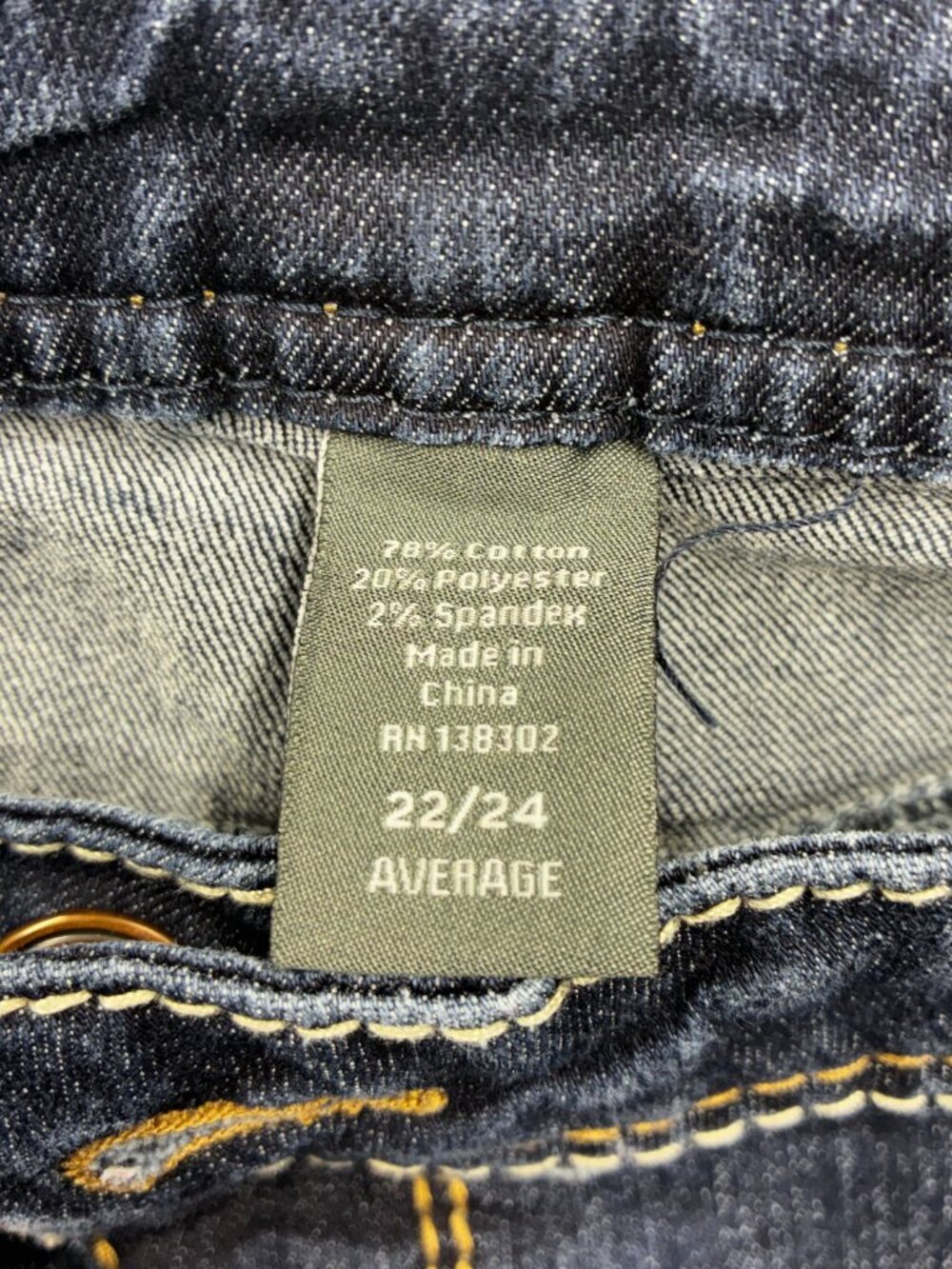 3For$20 Avenue Denim Dark Wash Jeggins size 22/24 - Picture 3 of 5